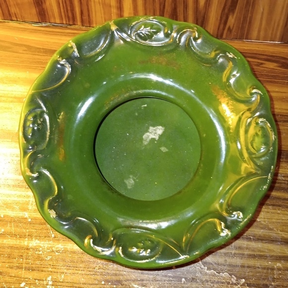 Haynes Pottery green gold planter - Picture 2 of 9